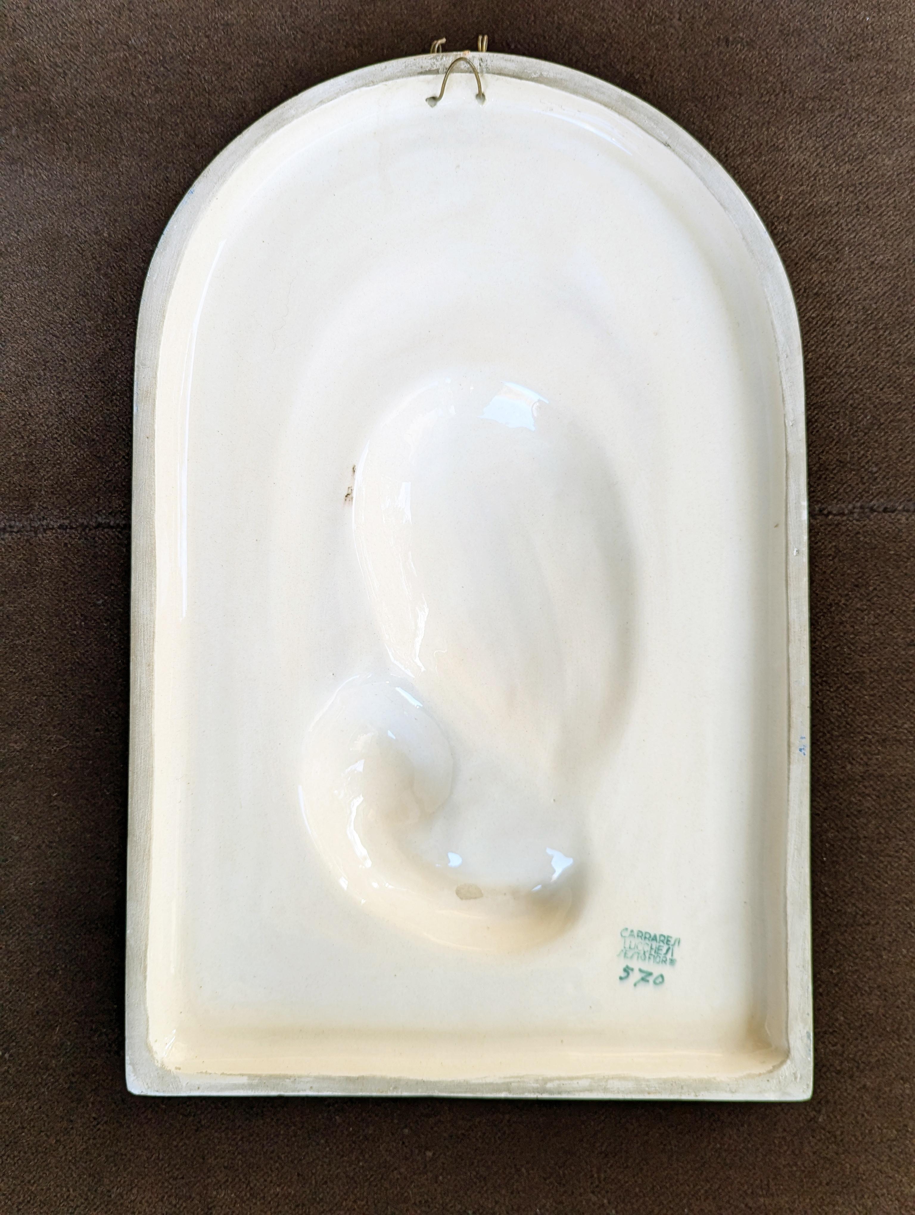 Bellissimo dipinto  Pannello Madonna con bambino del 1940 di Carraresi Lucchesi In condizioni buone in vendita a Varese, Lombardia