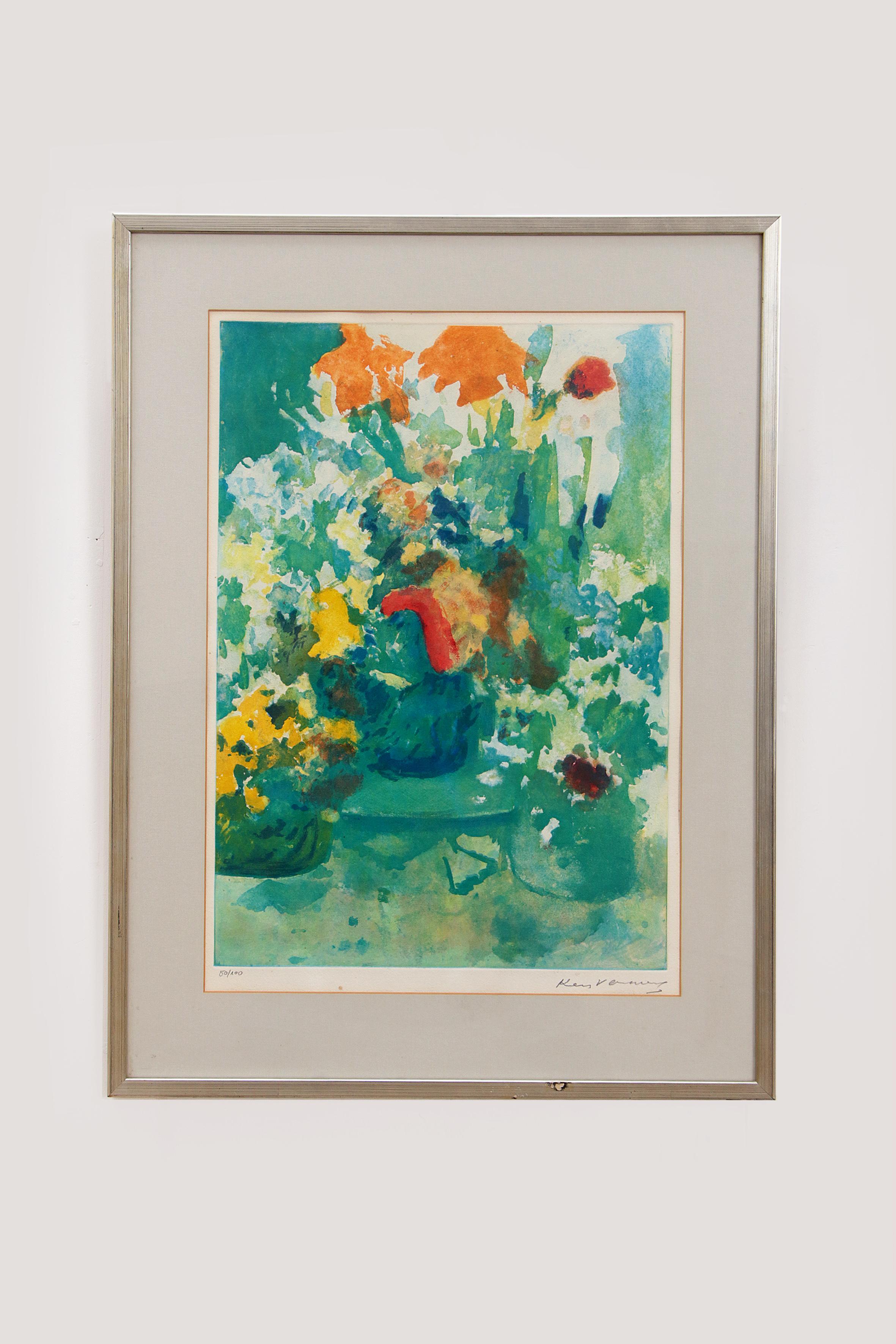 Beautiful painting by Kees Verwey Flower Still Life Signed (1900-1995) Haarlem.


This is a beautiful work by Kees Verwey, signed and numbered 50/100.

The Haarlem painter Kees Verwey, best known for his watercolors, was a student of J.H.Jurres.

He