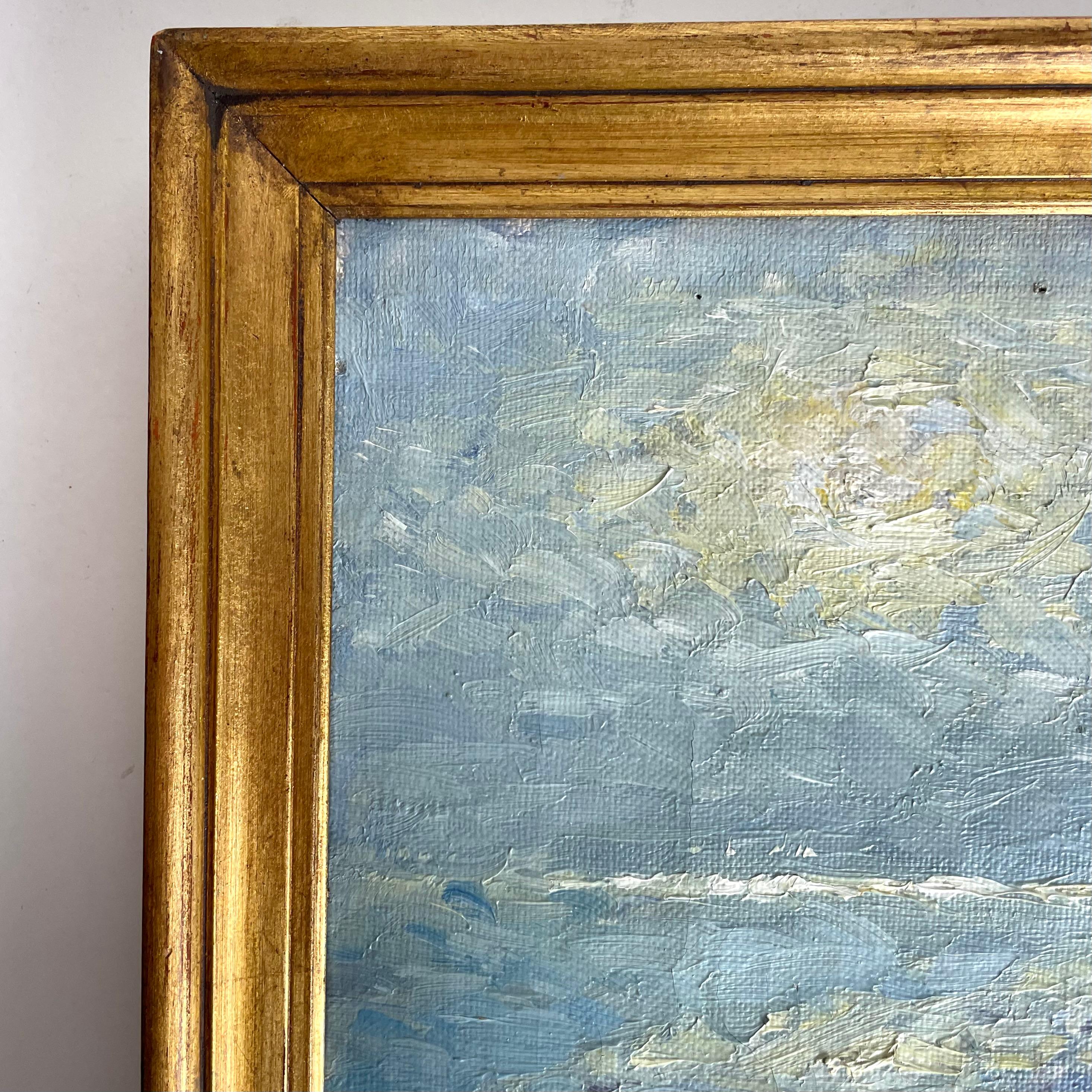 Hermoso cuadro del famoso artista sueco Per Ekström (1844-1935) siglo XIX en venta