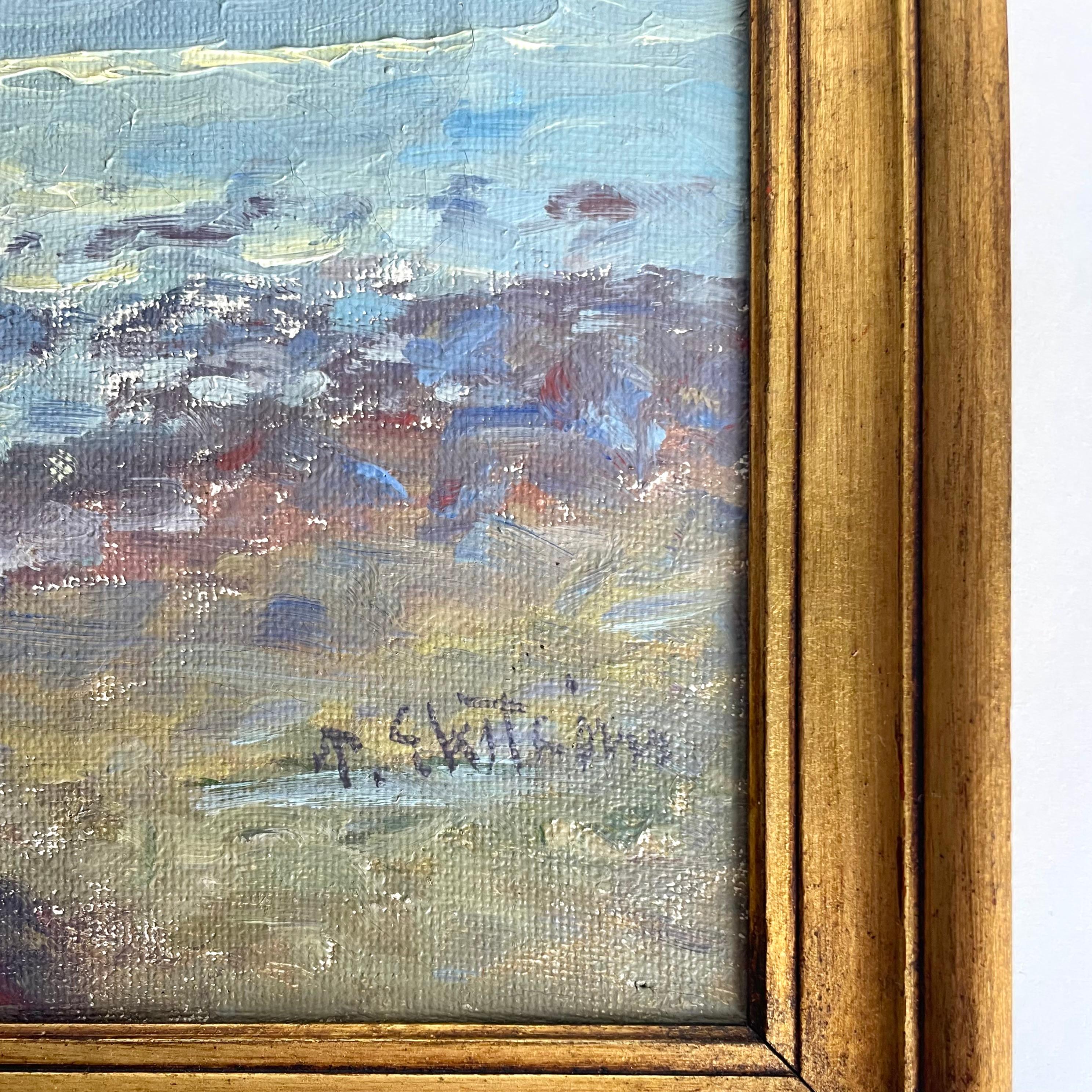Hermoso cuadro del famoso artista sueco Per Ekström (1844-1935) en venta 1