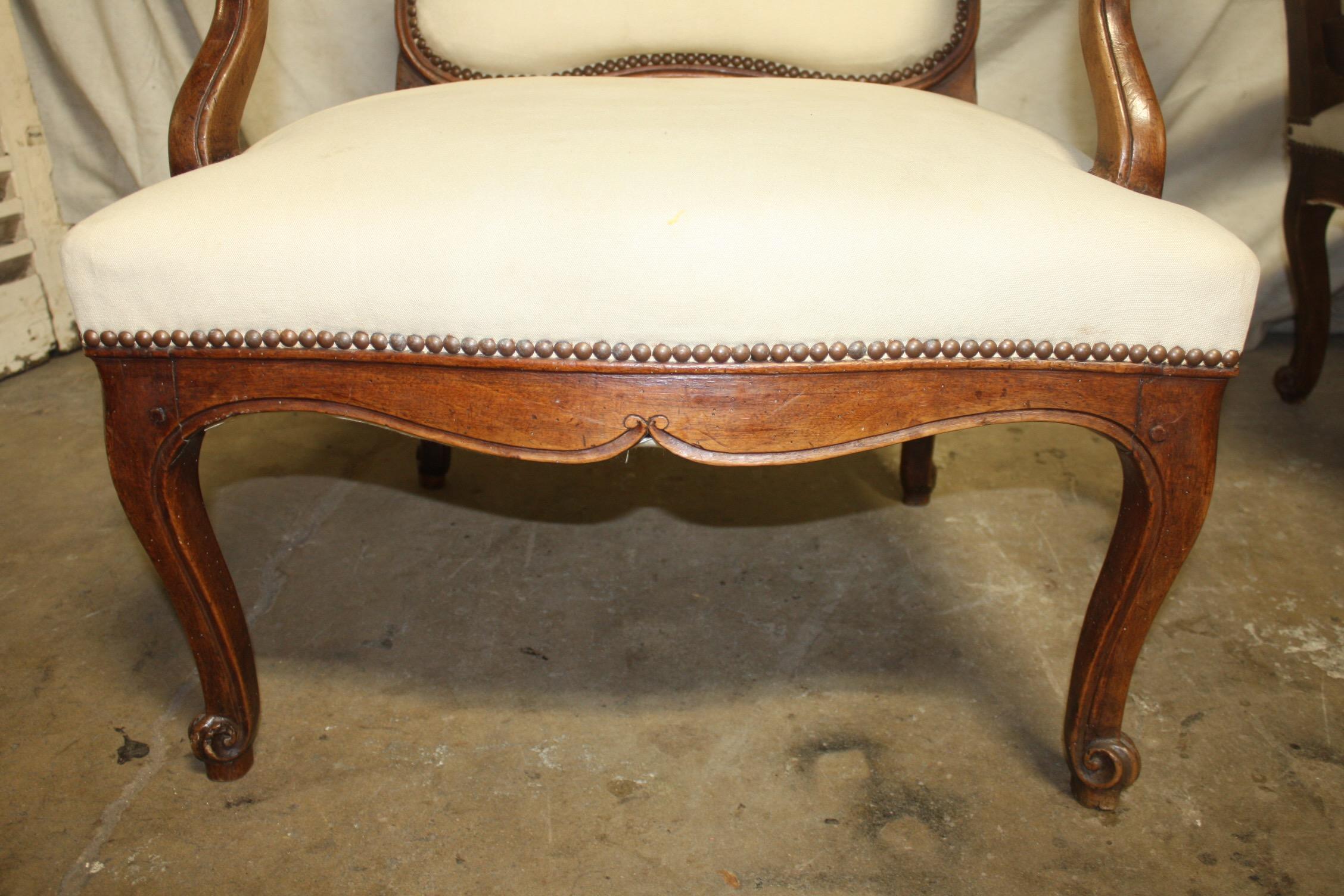 Beautiful Pair of 18th Century French Armchairs 5