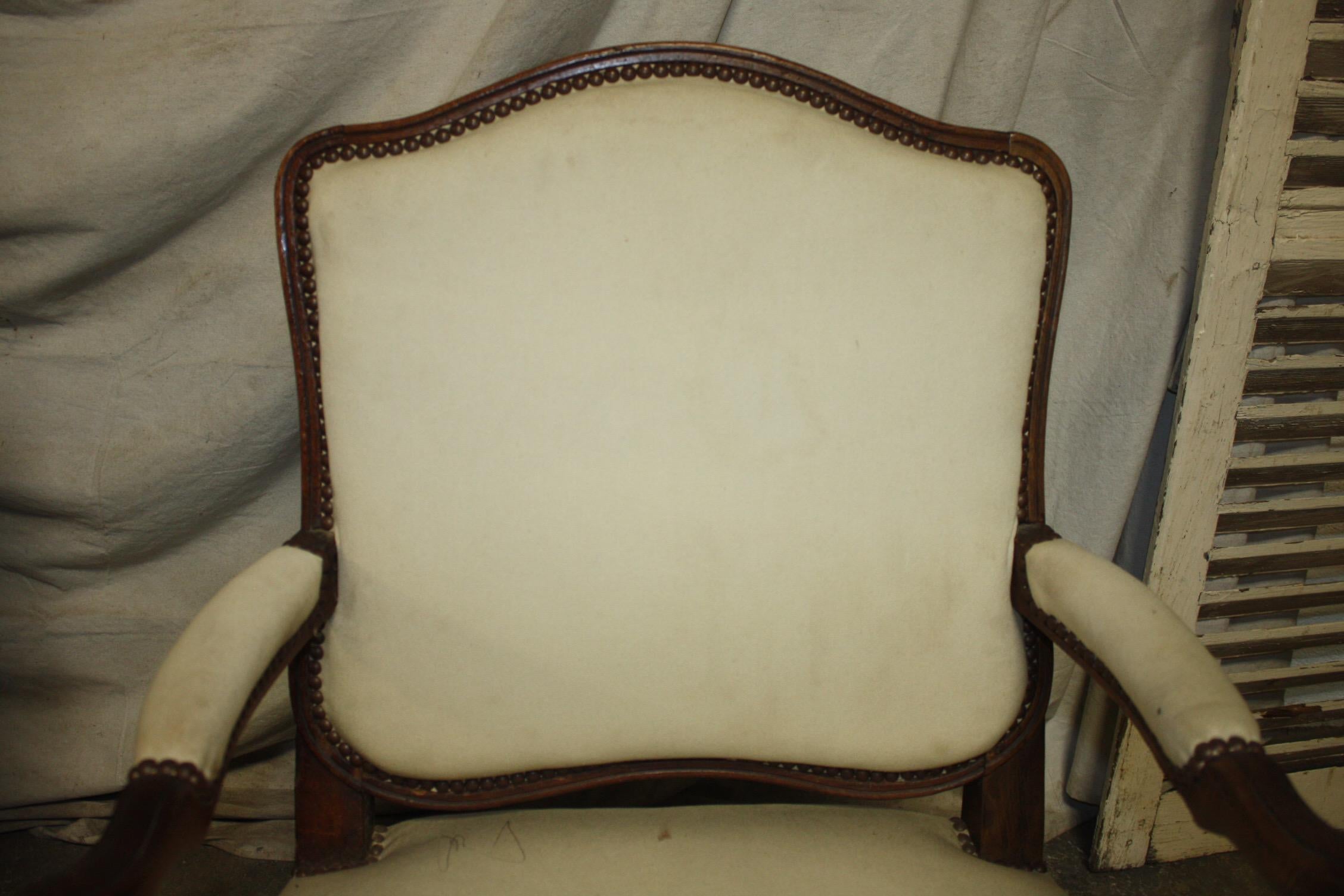 Beautiful Pair of 18th Century French Armchairs 3