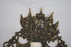 Beautiful Pair of 19 th Century French bronze sconces