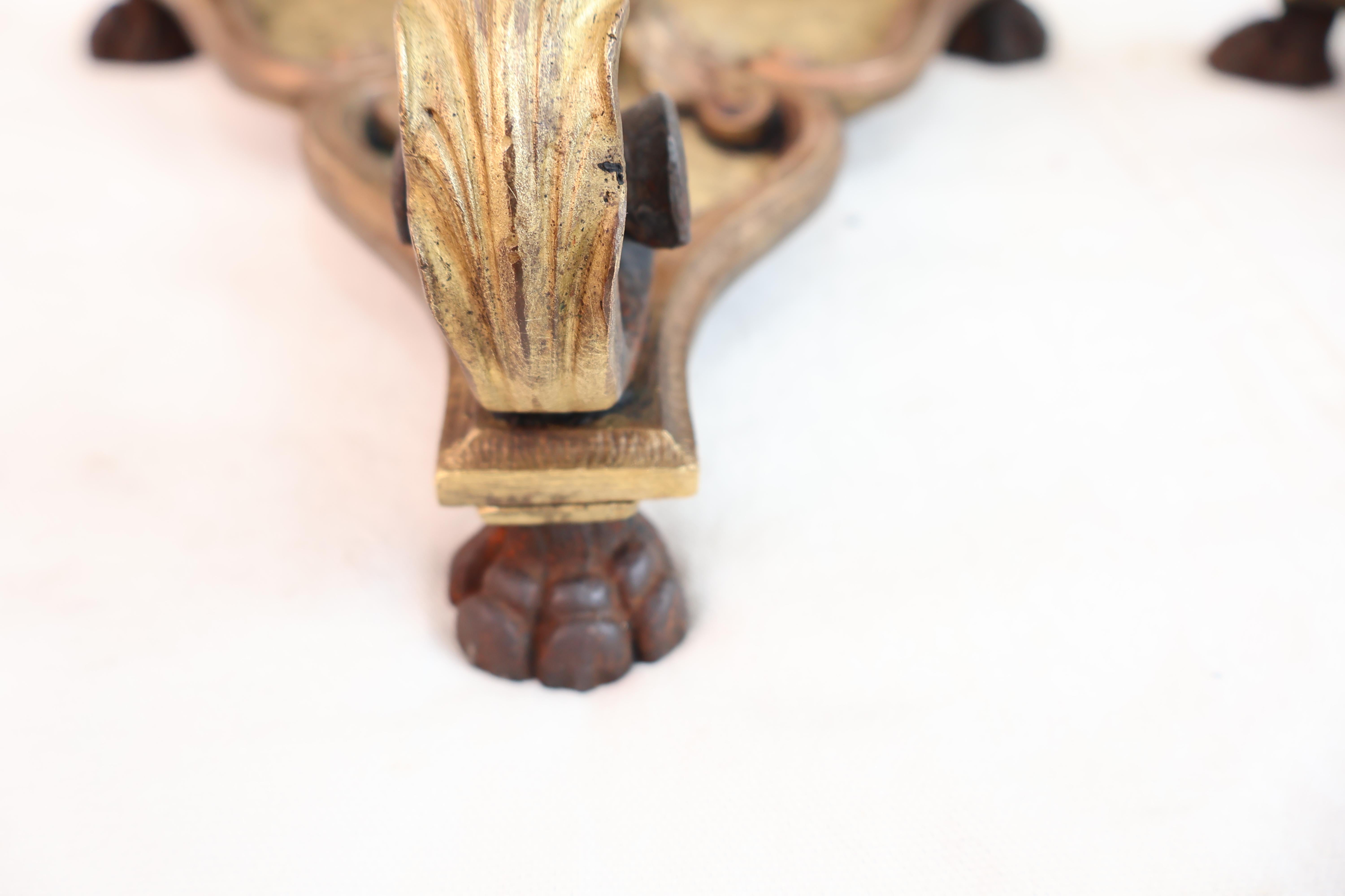 Preciosa pareja de antorchas de hierro/bronce/latón de los años 20 en venta 3