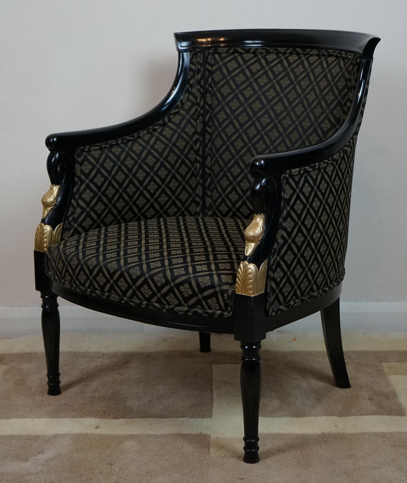Magnifique paire de fauteuils danois du 19e siècle en vente 2