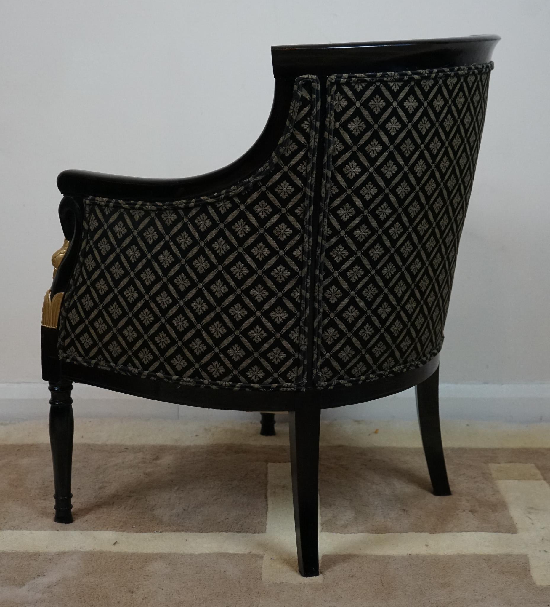 Magnifique paire de fauteuils danois du 19e siècle en vente 4