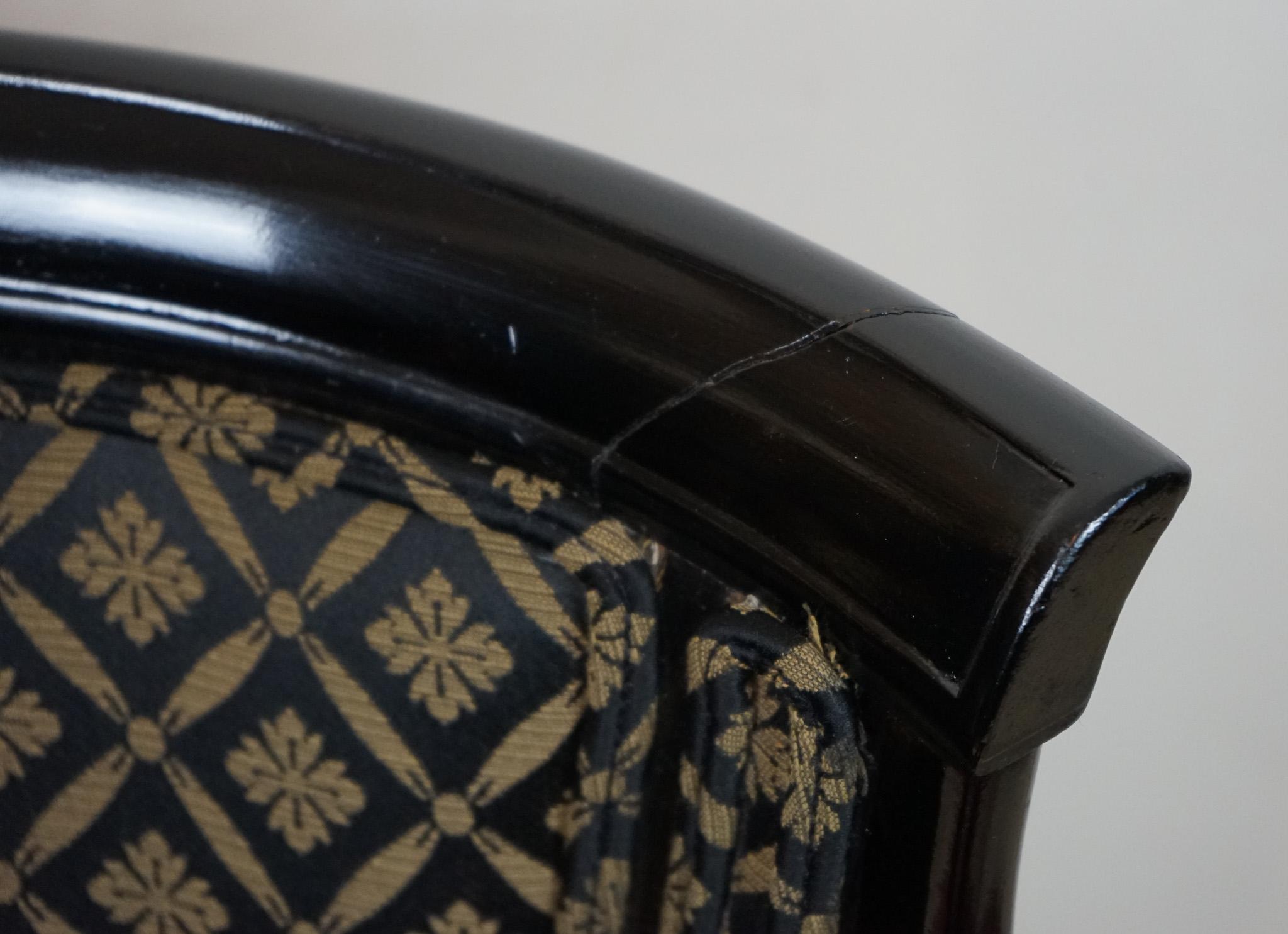 Magnifique paire de fauteuils danois du 19e siècle en vente 10