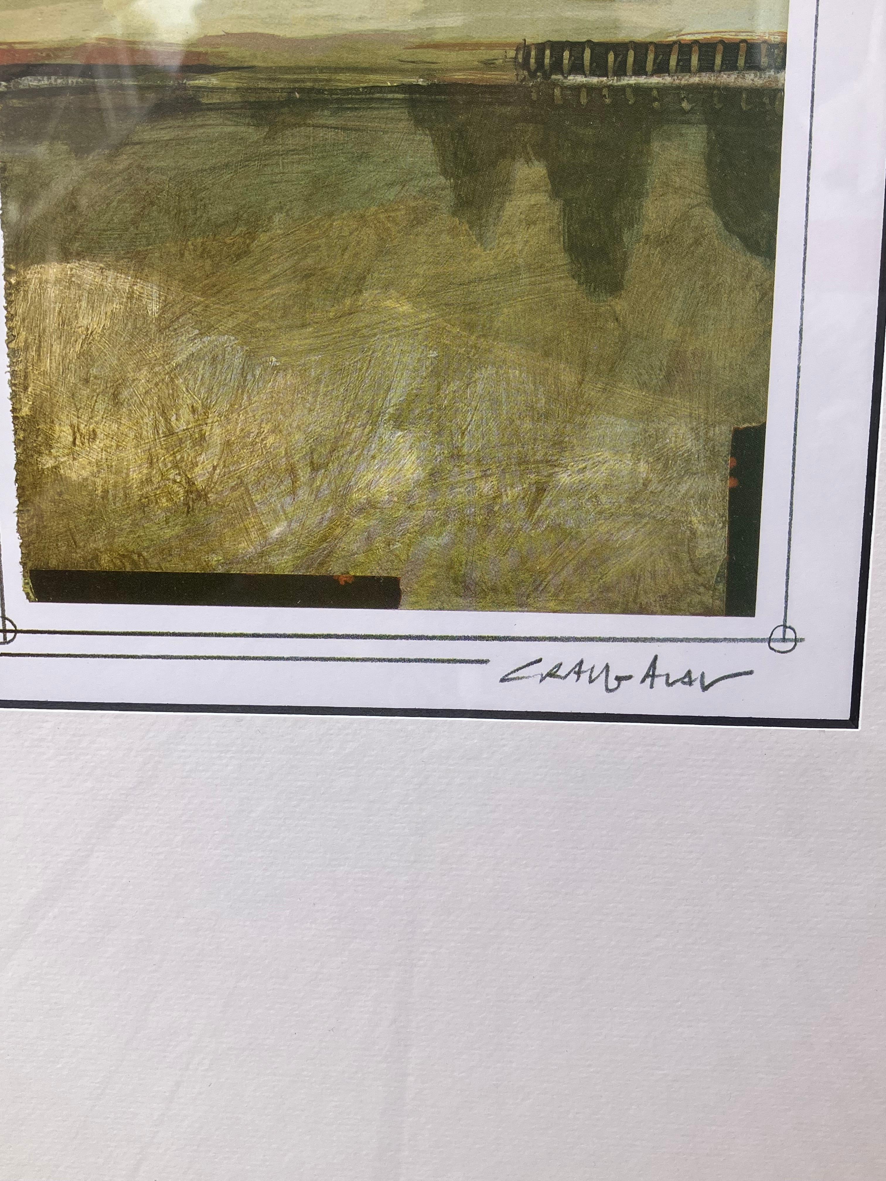 Schönes Paar abstrakter Landschaften von Craig Alan im Zustand „Gut“ im Angebot in Hopewell, NJ
