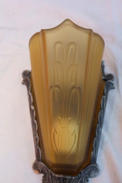 Beautiful pair of Art deco sconces