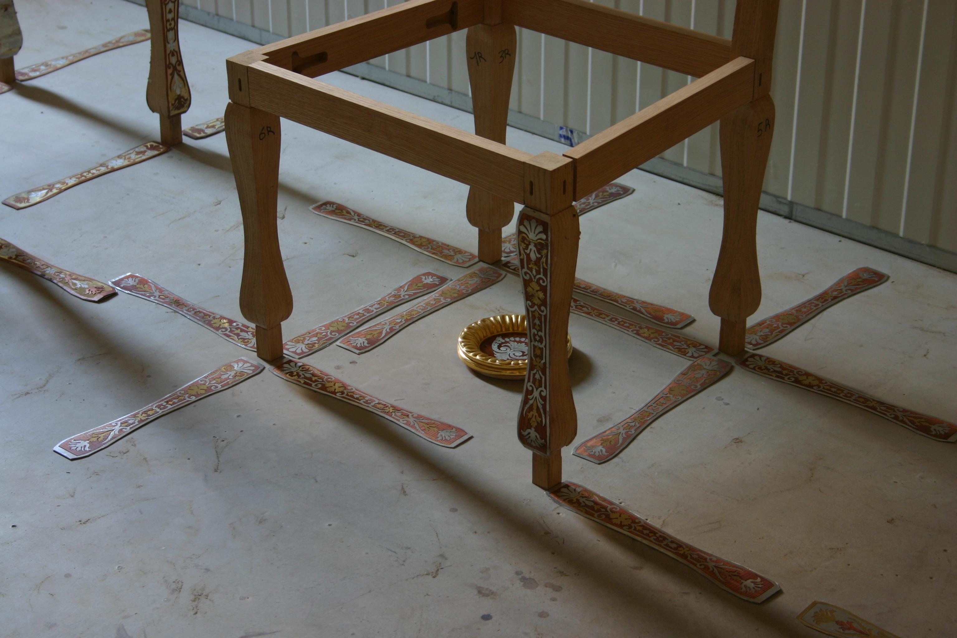 Beautiful Pair of Chairs, 18th Century Style, Signed, France 1