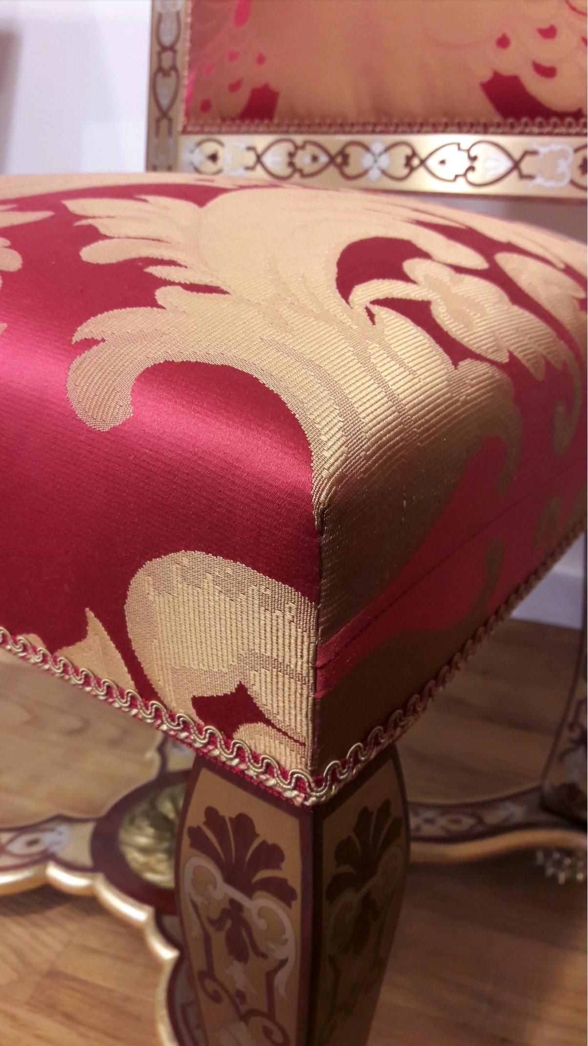Beautiful Pair of Chairs, 18th Century Style, Signed, France 6