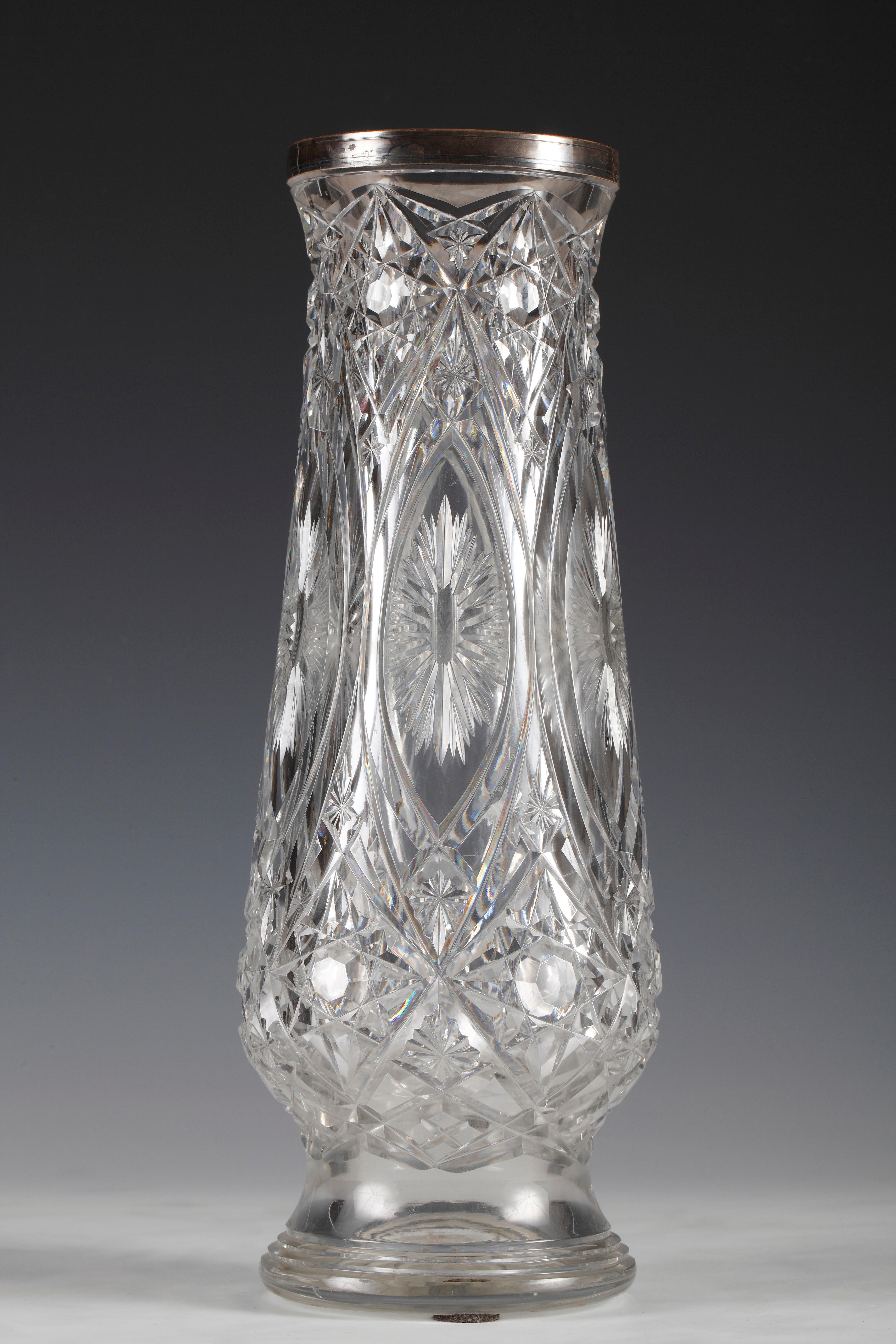 beautiful crystal vases