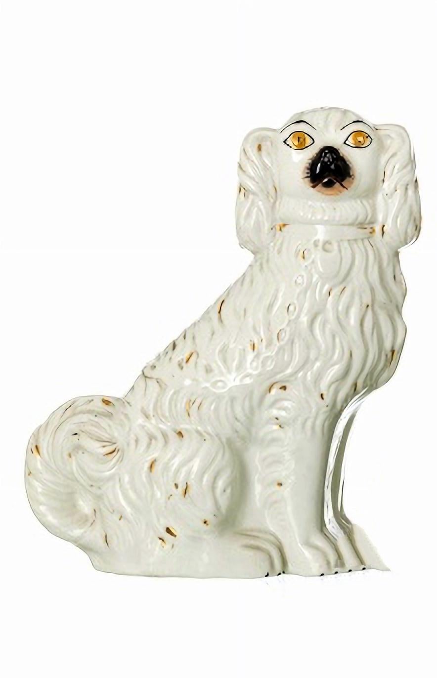 Hand-Crafted BEAUTIFUL PAIR OF DOGS and an English DOG,  19th century For Sale