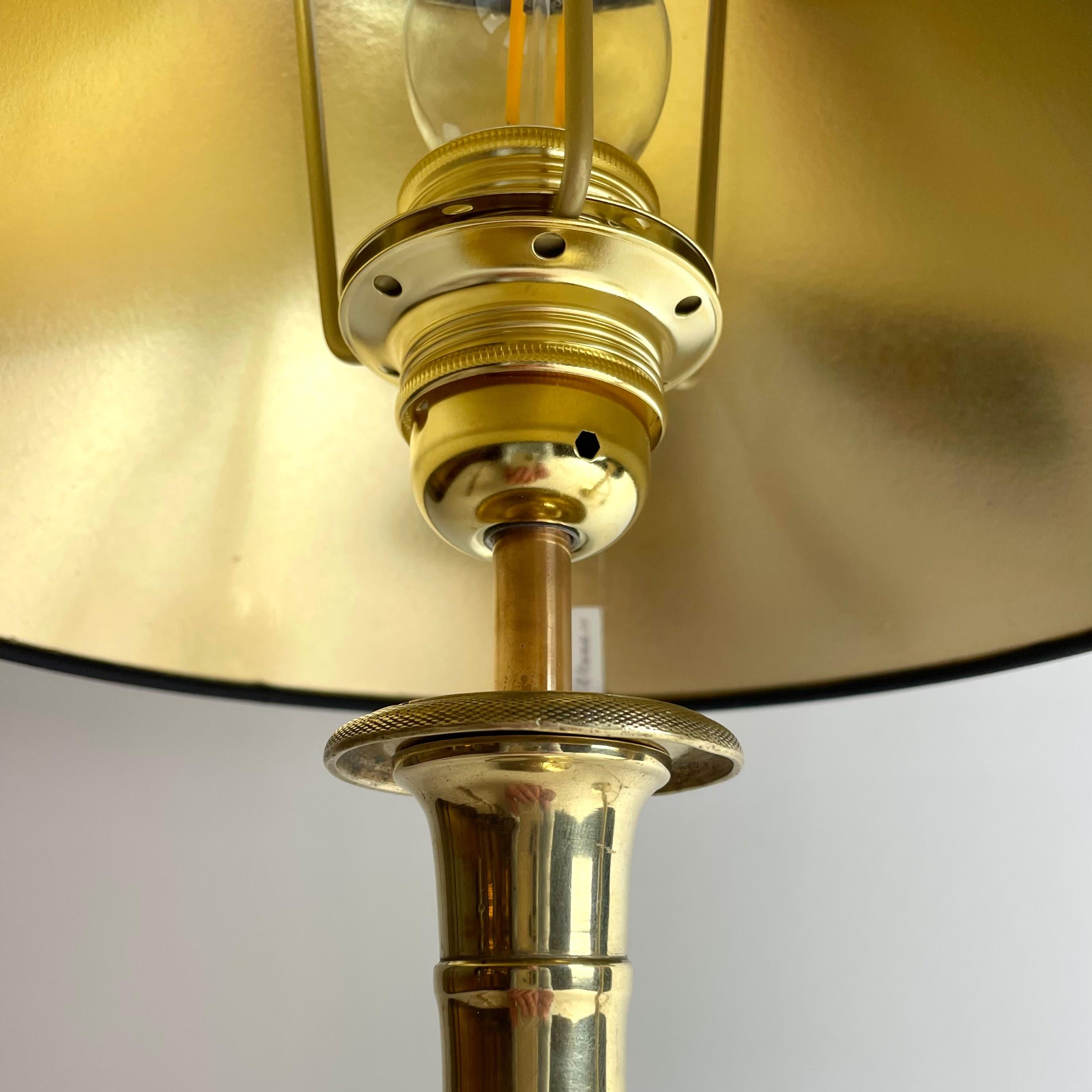 Beautiful pair of Empire Table Lamps, originally candlesticks from the 1820s For Sale 4