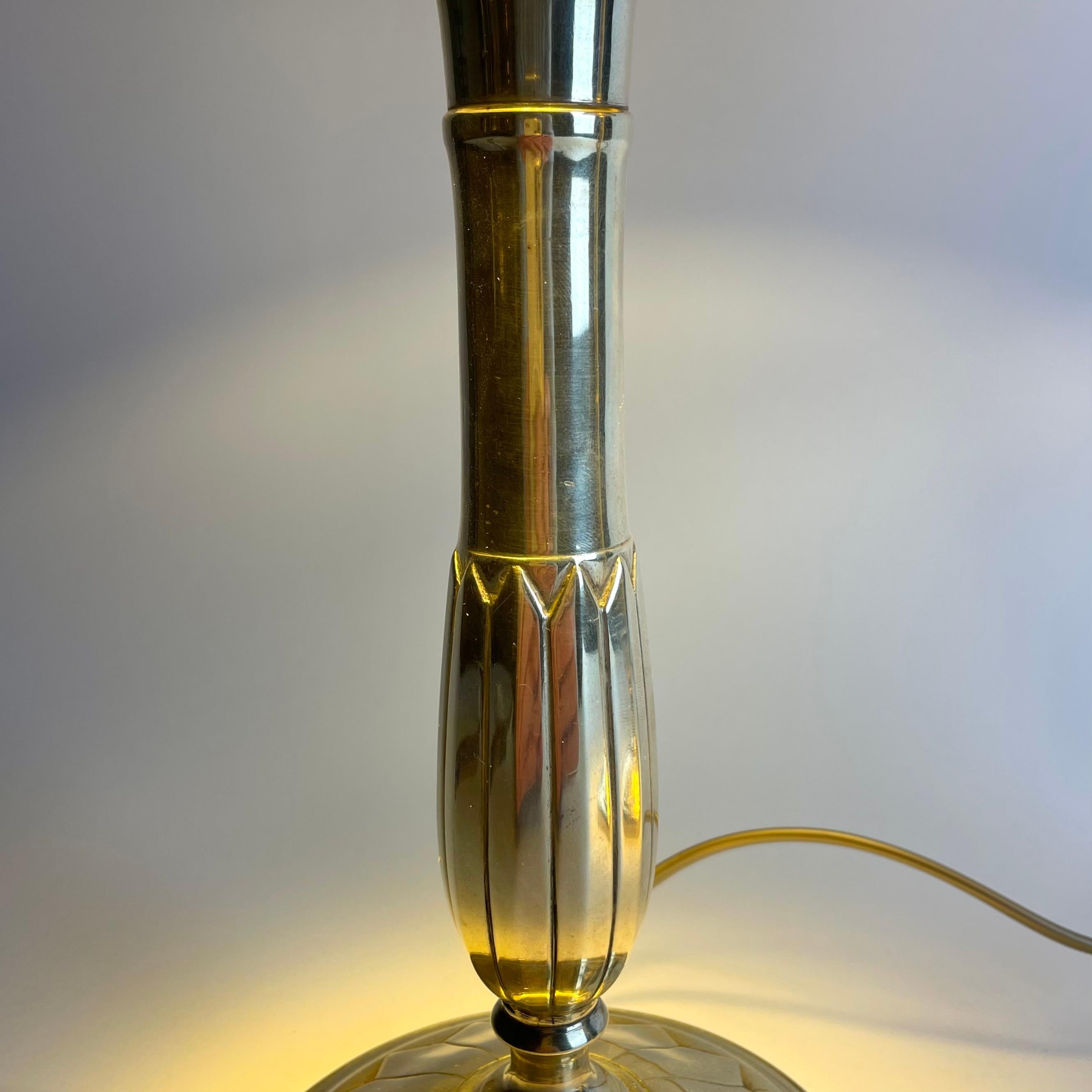 Beautiful pair of Empire Table Lamps, originally candlesticks from the 1820s For Sale 6