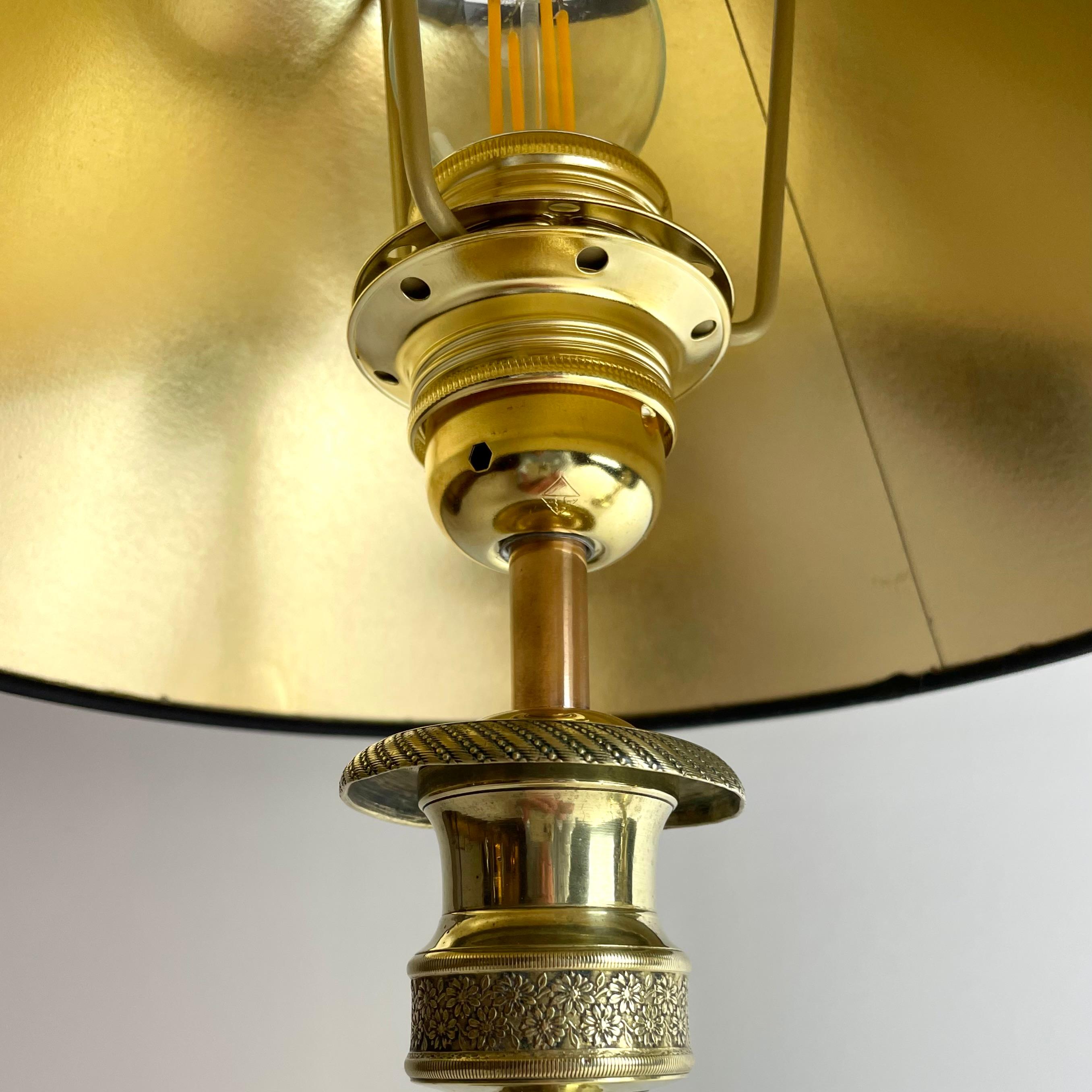 Hermoso par de Lámparas de Mesa Imperio, originalmente candelabros de la década de 1820 en venta 7