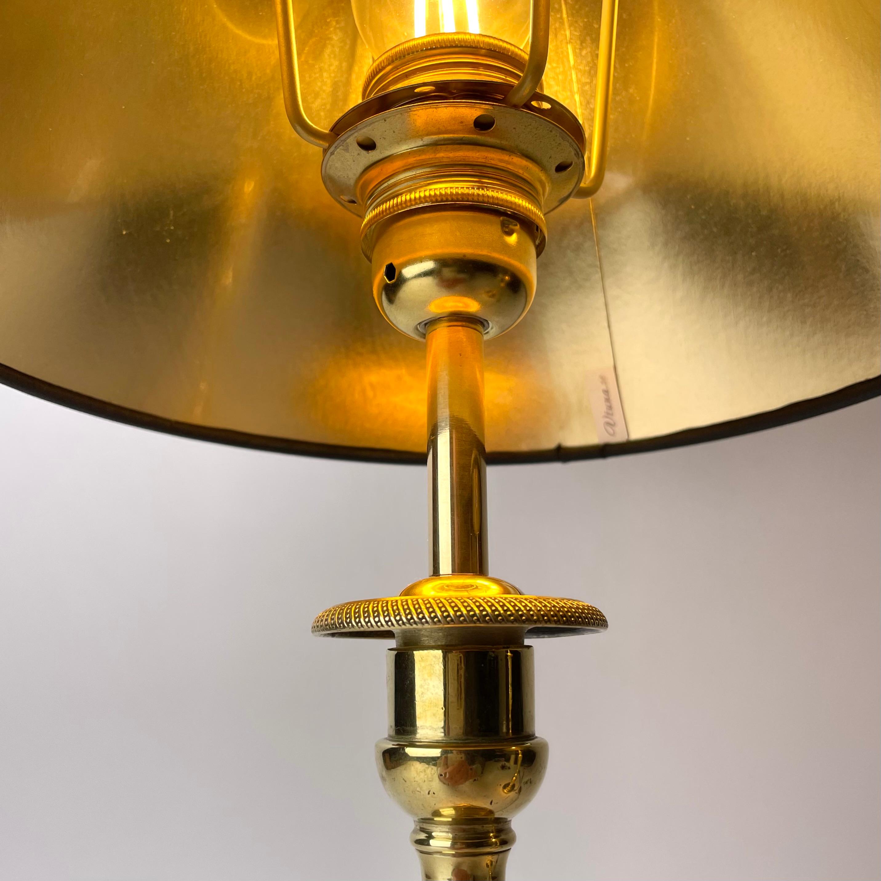Schönes Paar Empire-Tischlampen, ursprünglich Kerzenständer aus den 1820er Jahren im Angebot 1