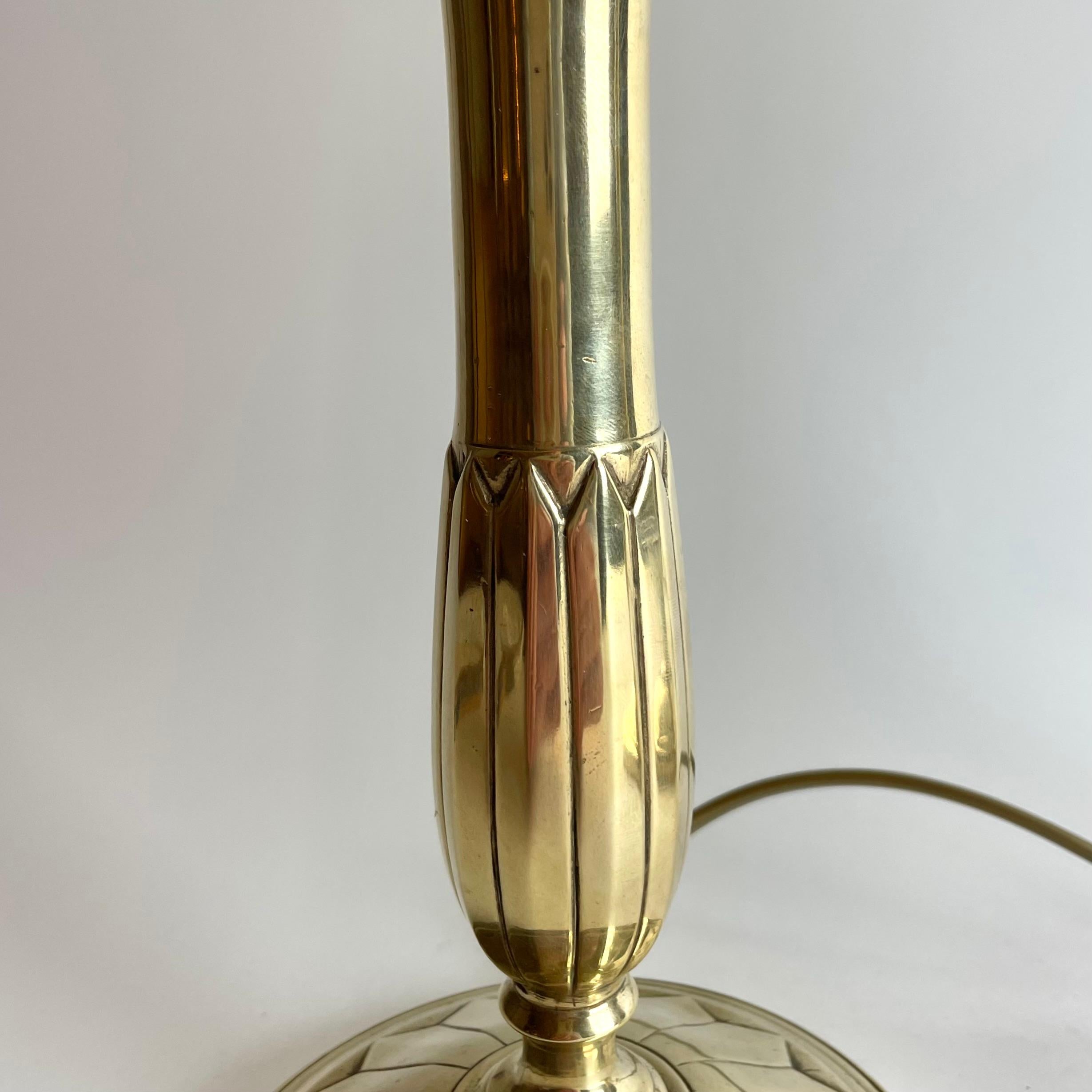 Beautiful pair of Empire Table Lamps, originally candlesticks from the 1820s For Sale 3