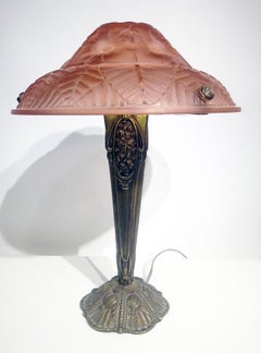 Bellissima coppia di lampade da tavolo francesi Art Déco firmate Ranc Freres, circa 1930