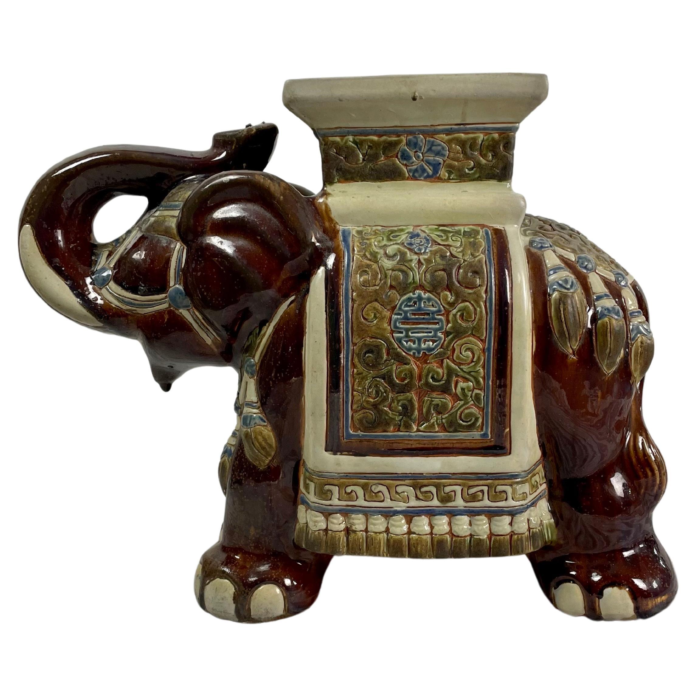 ceramic elephant plant stand