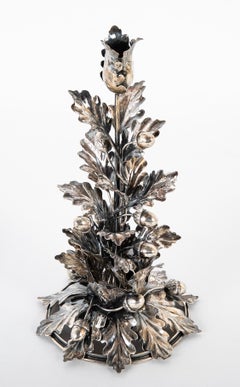 Beautiful Pair of Italian Buccellati Sterling Silver Candlesticks