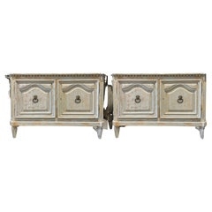Beautiful Pair of Italian Chests of Drawers early 20th Century Pine wood