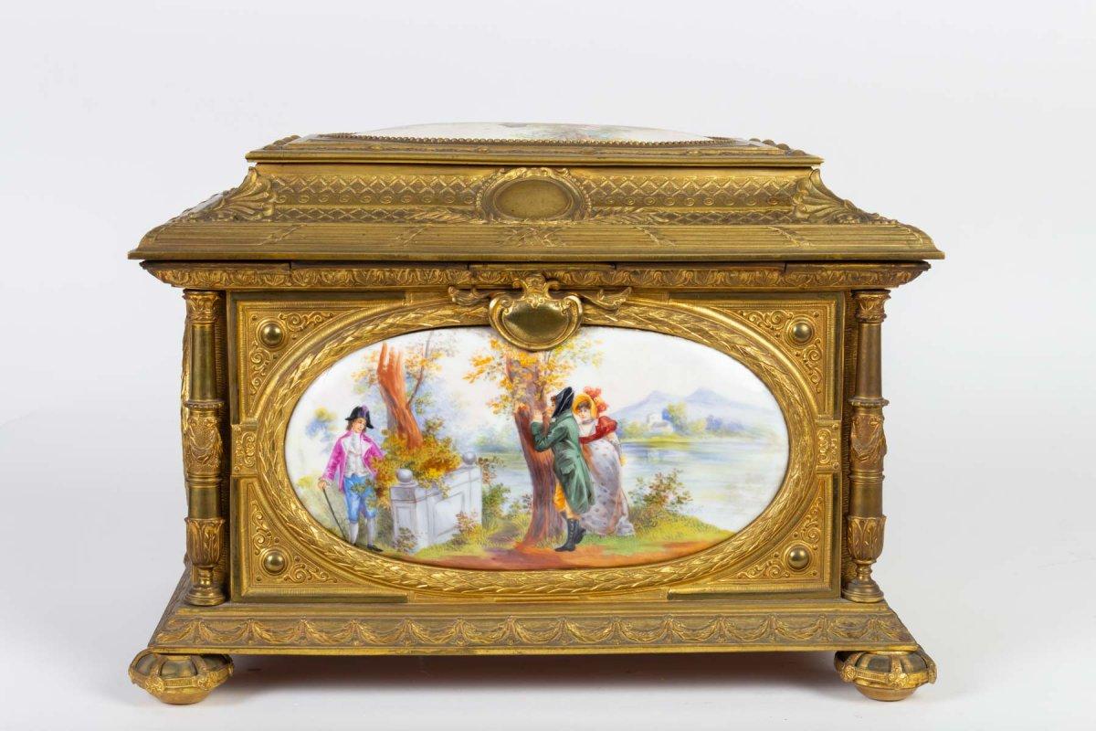 19th Century Beautiful Pair of Jewelry Boxes, Napoleon III Period