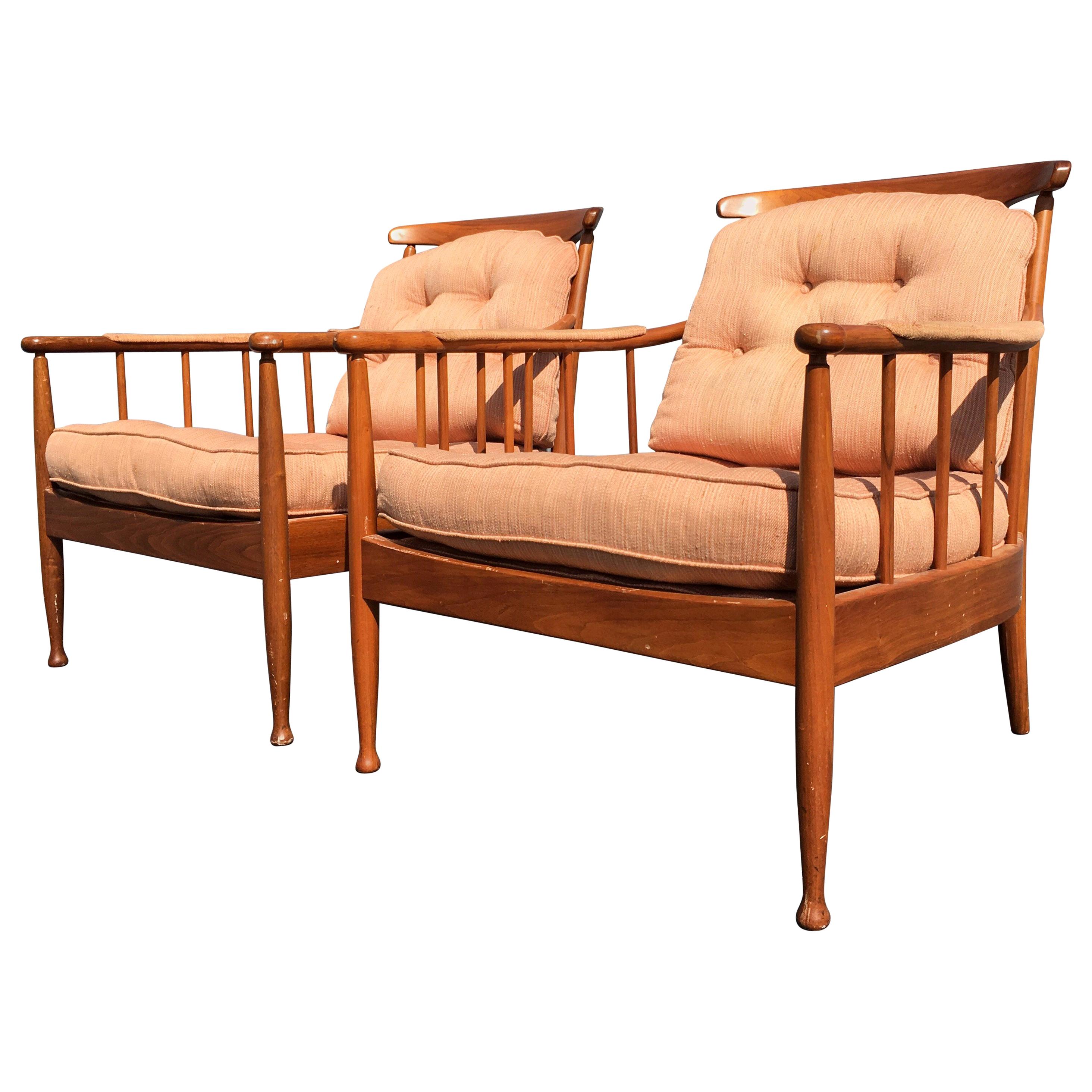 Beautiful Pair of Lounge Chairs by Kerstin Hörlin-Holmquist