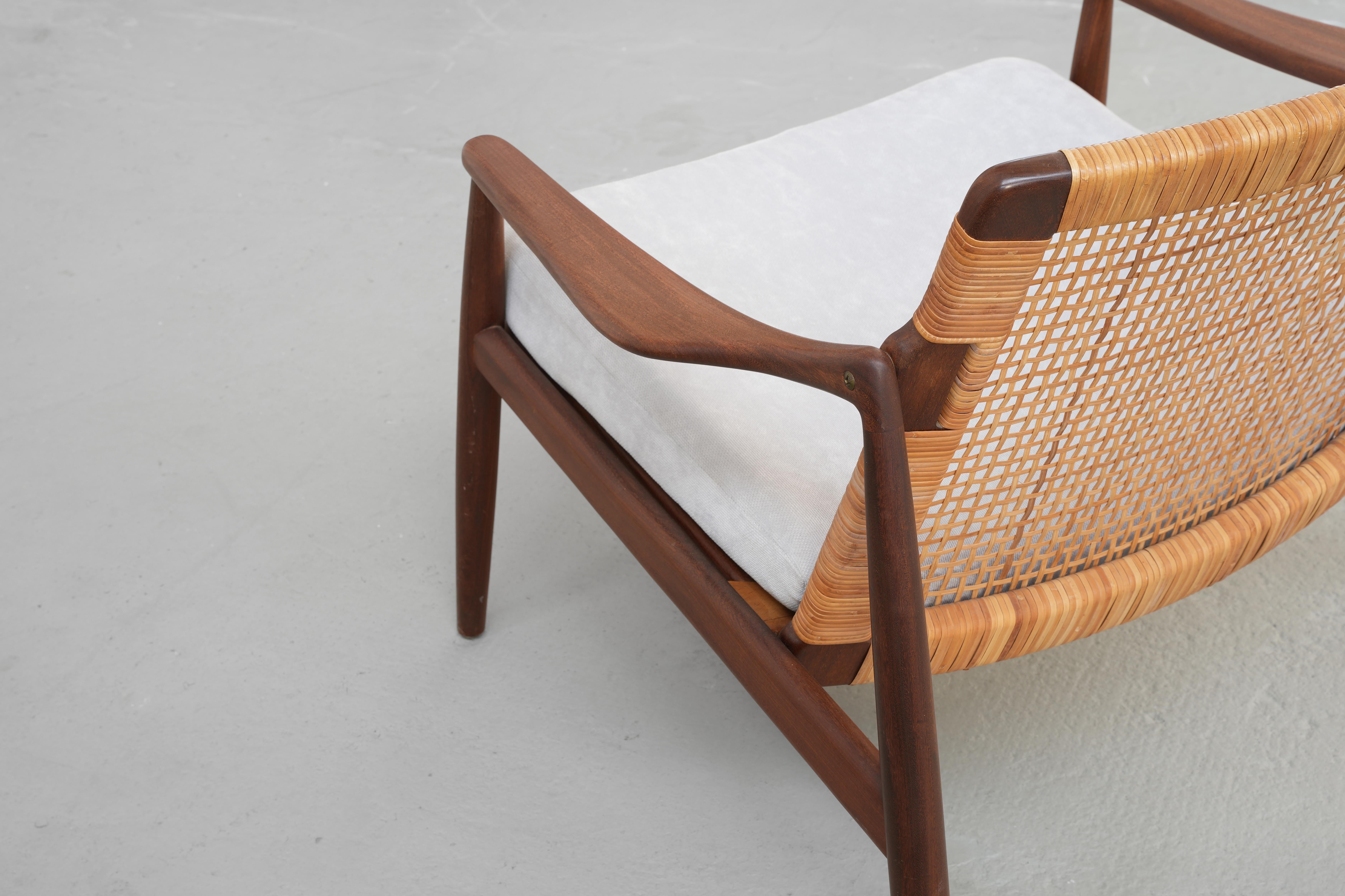 Beautiful Pair of Lounge Easy Chairs by Hartmut Lohmeyer for Wilkhahn 1950s 5