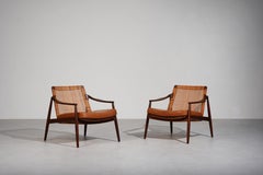 Preciosa pareja de butacas de Hartmut Lohmeyer para Wilkhahn Años 50