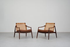 Beautiful Pair of Lounge Easy Chairs by Hartmut Lohmeyer for Wilkhahn 1950s