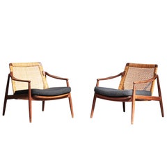 Beautiful Pair of Lounge Easy Chairs by Hartmut Lohmeyer for Wilkhahn