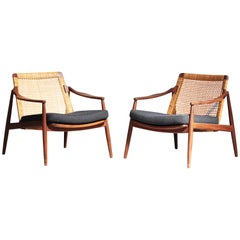 Beautiful Pair of Lounge Easy Chairs by Hartmut Lohmeyer for Wilkhahn