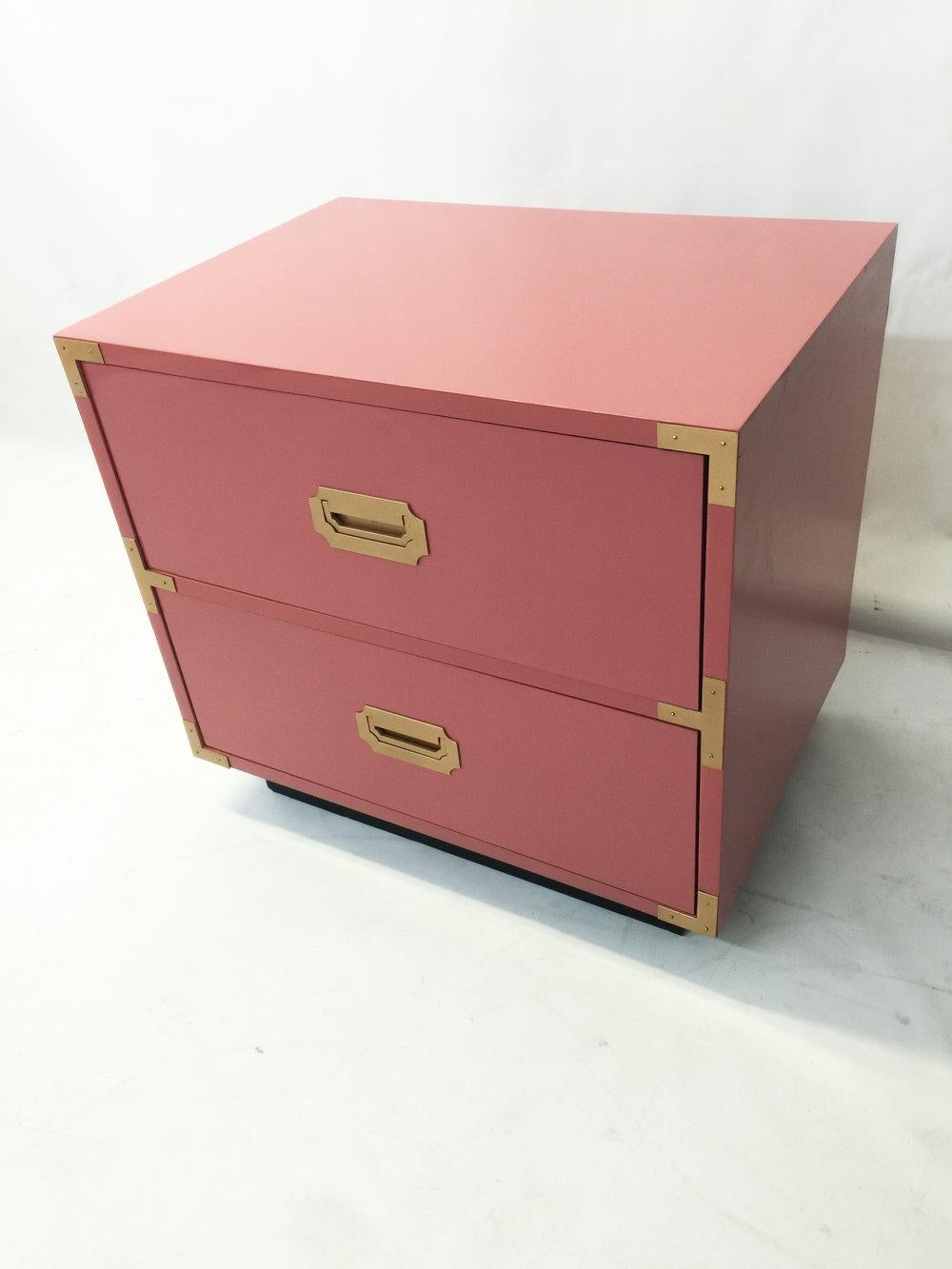 lacquered nightstand