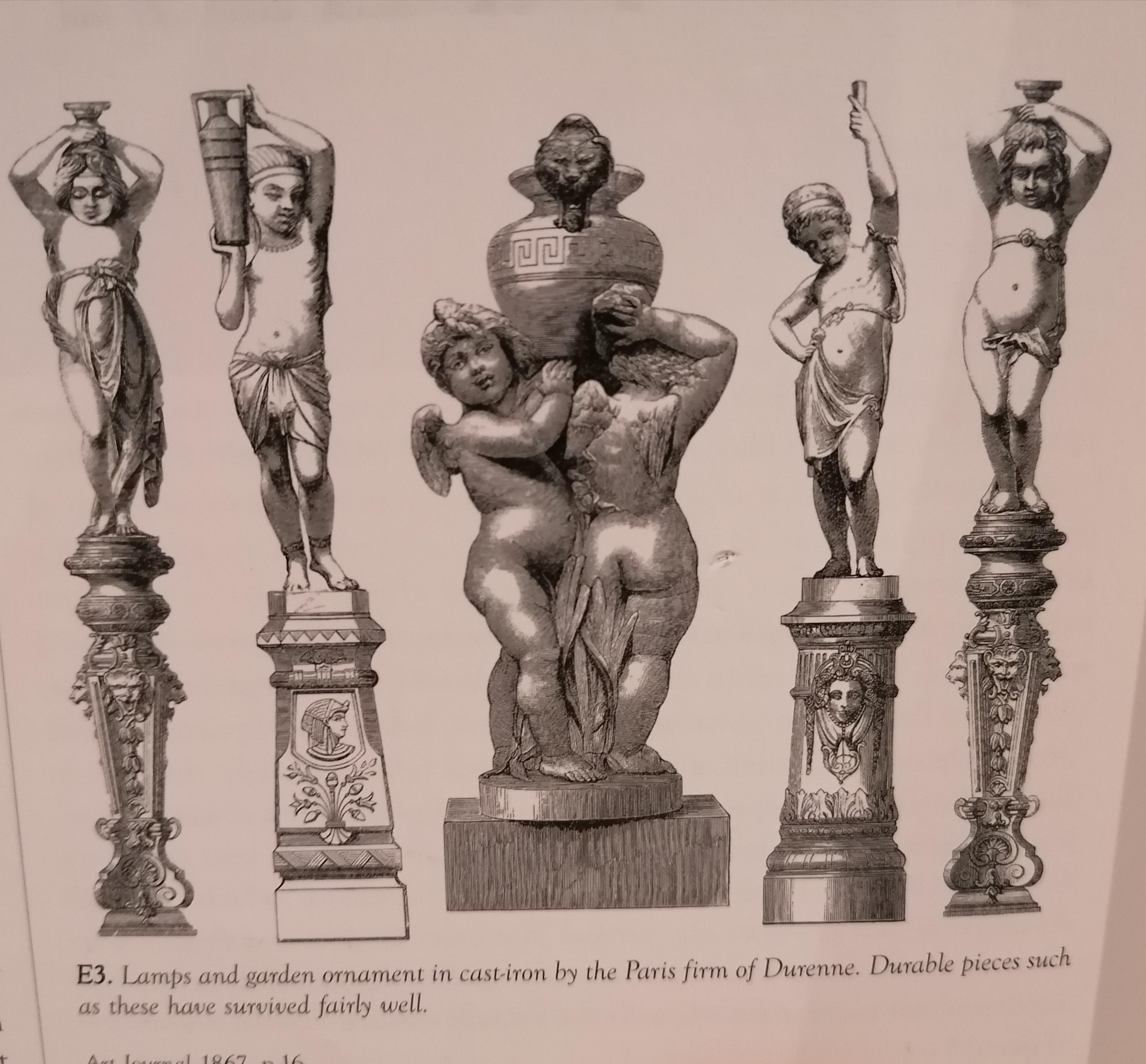 Pair of Putti Torcheres by A. Durenne & A-E Carrier-Belleuse, France, Circa 1880 2