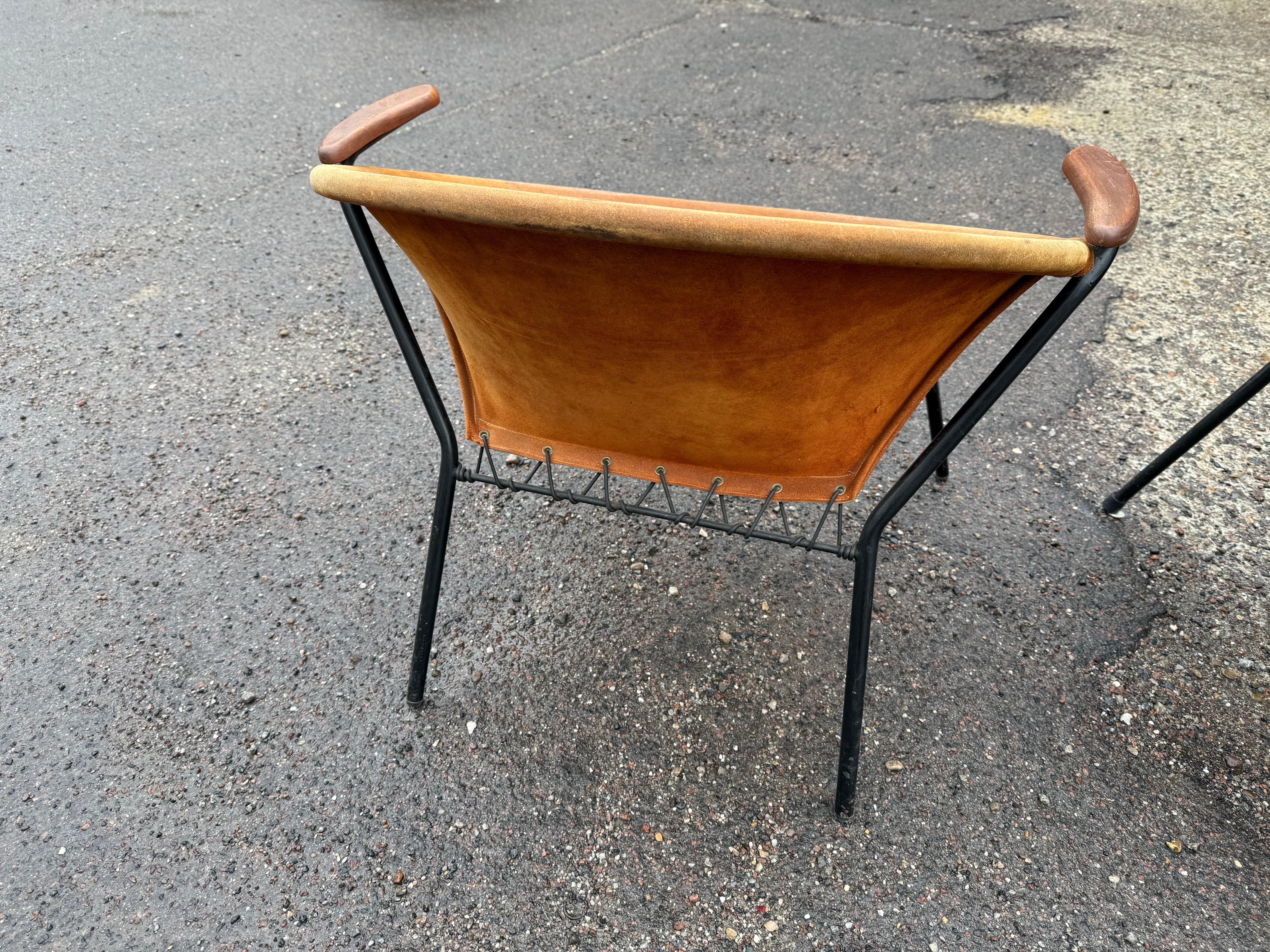 Magnifique paire de fauteuils ballon Vintage par Hans Olsen pour LEA Design, 1950s en vente 2