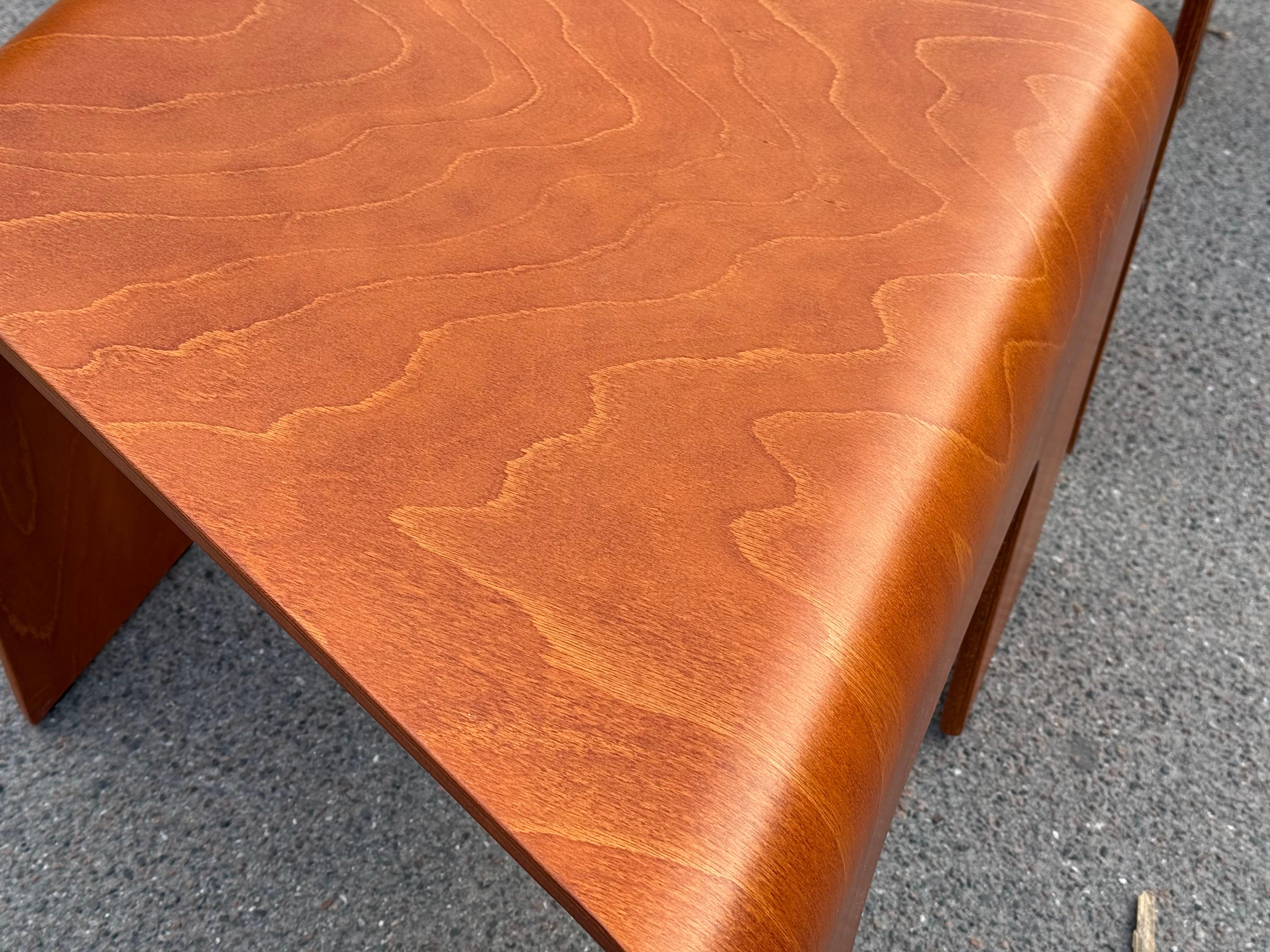 Magnifique paire de tables basses vintage Ekornes Stressless, Norvège 1970's 9
