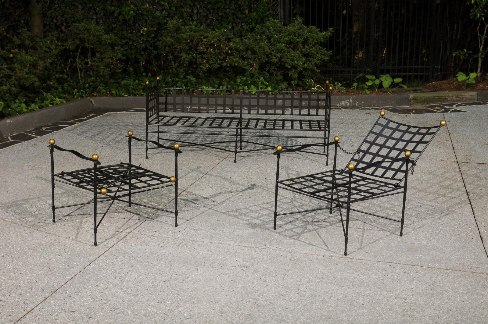 Beautiful Papperzini for Salterini Style Amalfi Seating Set by Janus Et Cie 6