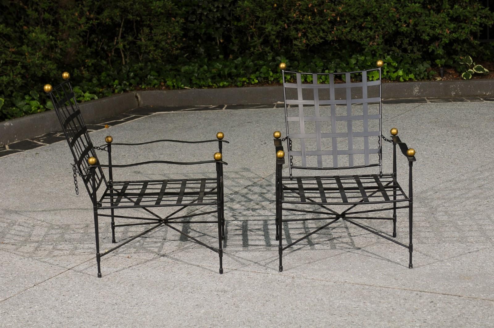 Mid-Century Modern Beautiful Papperzini for Salterini Style Amalfi Seating Set by Janus Et Cie