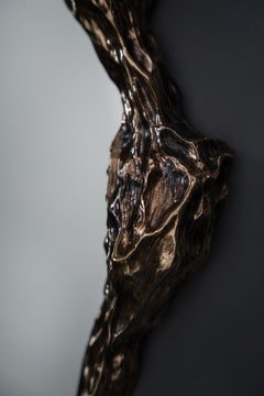 Beautiful People IV Mirror in Stainless Steel by William Guillon