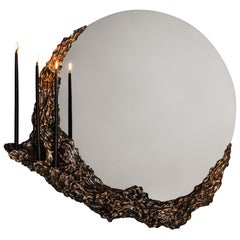 Beautiful People VIII Mirror in Polished Stainless Steel by William Guillon