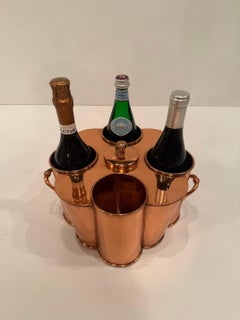 Bellissimo refrigeratore per vino in rame Perrier
