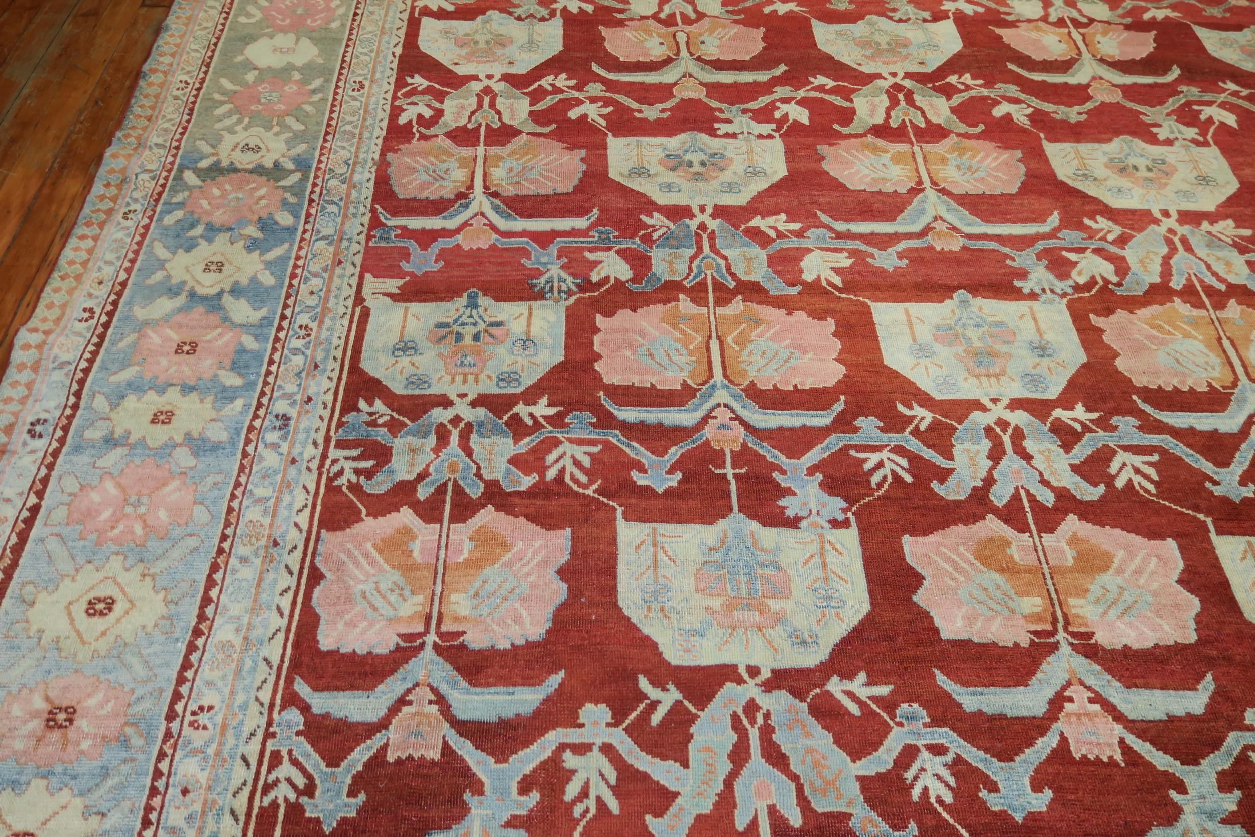 Tissé à la main Magnifique tapis persan à motifs floraux en vente
