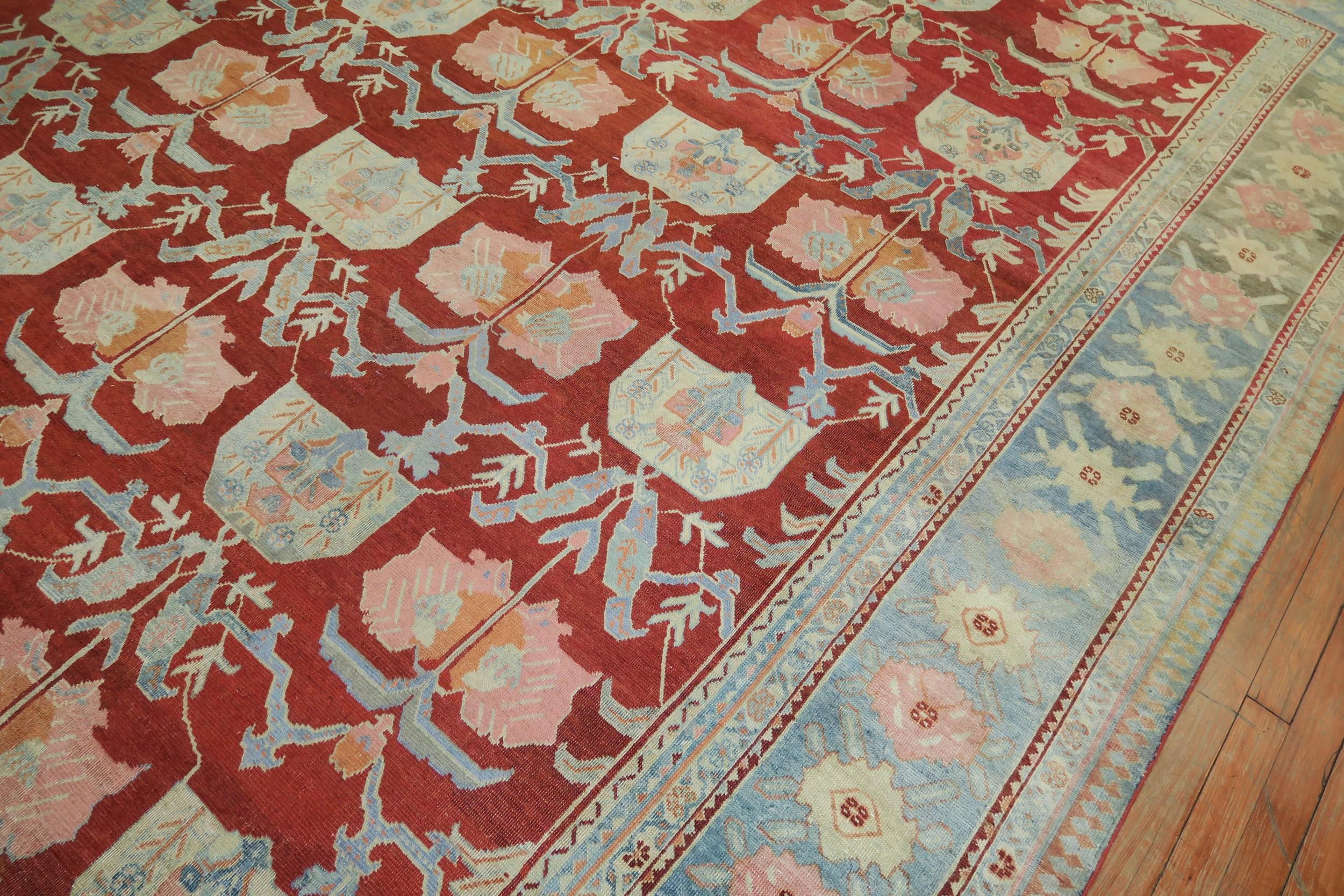 20th Century Beautiful Persian Floral Pattern Fine Carpet For Sale