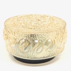 Beautiful Petite Flower Pattern Limburg Flush Mount Ceiling Light, 1960s