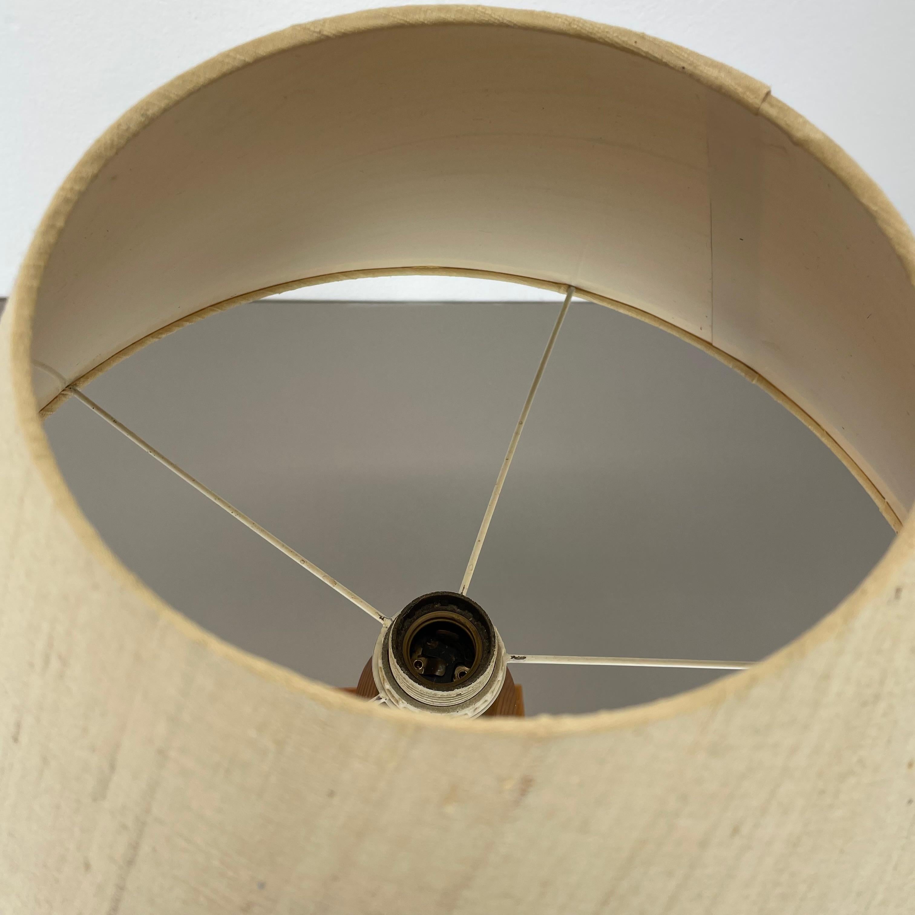 Glass beautiful Pierre CHAPO Style solid pine wood CUBIC table light, Sweden 1970s For Sale