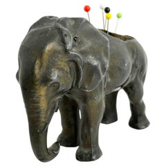 Beautiful Pincushion Elephant Figure 19th C. 1890s, Austria