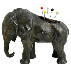Beautiful Pincushion Elephant Figure 19th C. 1890s, Austria