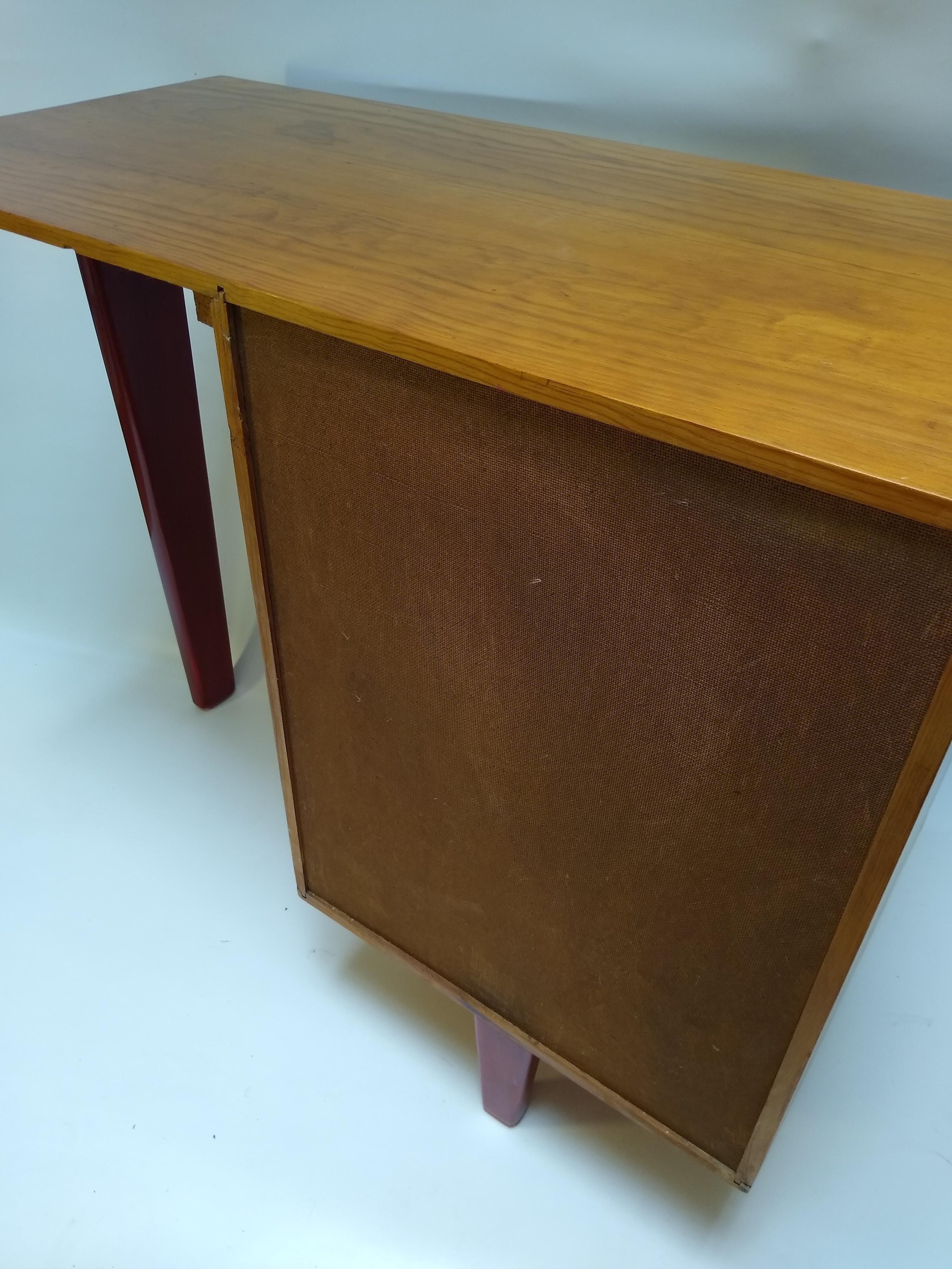 Mid-20th Century Beautiful pinewood compact writing desk by Michael Van Beuren for 