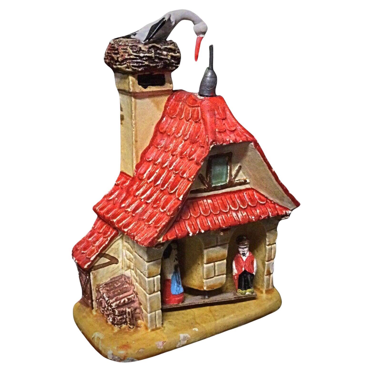 Beautiful Plaster House with "April 214 S.G.D.G" and "Bremail Inscription - 2Y35 For Sale